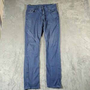 Bugatchi Pants Mens 32x32 Blue Corduroy Cotton‎ Normcore Outdoor